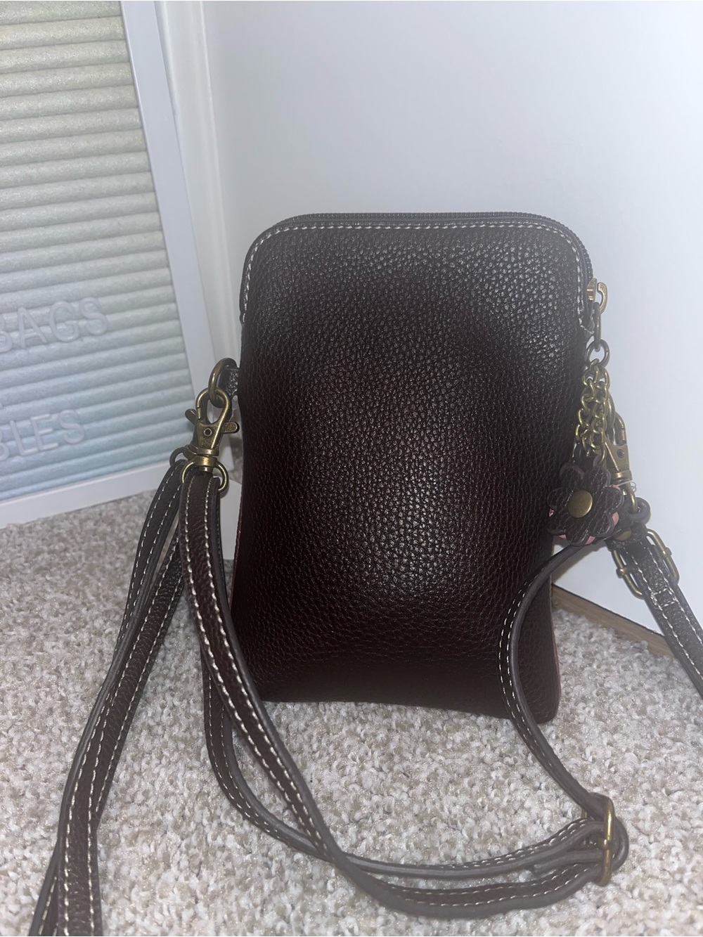 New Chala Pink Flamingo Crossbody Bag - Picture 8 of 8